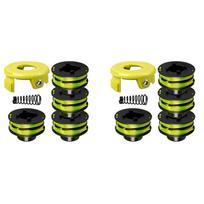 B97A-8X Trimmer Spool For Ryobi Rlt3025f RAC119 Mowing Rope,RAC118 Cover And Spring NONE