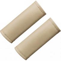 2 PCS Car Inside Grab Handle Covers, Leather Anti-Scratch Inside Car Door Handle Protector, Universal Interior Auto Accessories (Black) 2 PCS smėlis
