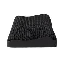 High-Tech TPE Honeycomb Pressure-Relieving Pillow - Elastic & Comfortable Design for Fatigue Relief black
