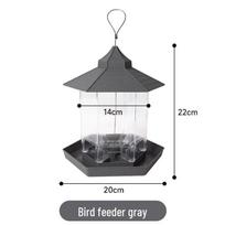 Outdoor Hanging Waterproof Bird Feeder for Balcony & Courtyard white