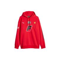 PUMA Scuderia Ferrari Race Garage Crew Hoodie With Letter Pattern Men tops Red 621119-02 M red