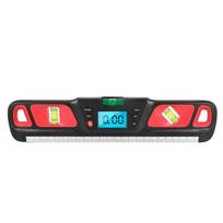 Skaitmeninis kampainis-inklinometras HW-200 Elektroninis LED ekranas Kampainis Matavimo įrankis Prietaisas Magnetinis pagrindas Skaitmeninis kampainis 280mm raudona
