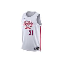 Nike Nba Joel Embiid Philadelphia 76ers City Edition 2022 Swingman Jersey DO9606-101 M white
