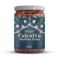 HARIBAS Premium Calcutta Meetha Paan 300g, Be Supari | Sausas Paan Virškinimui, Užkandis Po Valgio | Saldus Paan Higieniškai Supakuotas Tradicinis Mu gray