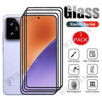 3 Pcs Tempered Glass For Xiaomi 15 14 13 12 11 Lite Pro Curved Full Cover Screen Protector For Xiaomi 15T 14T 13T 12T Pro Xiaomi Mi 8 SE skaidri