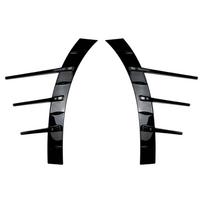 For Mercedes Benz C Class W206 C200 C260 C300 C43 AMG Line 2022+ Front Rear Side Wheel Eyebrows Fender Eyelid Brow Cover Trim black