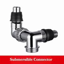 2-In-1 Drain Connector Adapter Three-Way Universal Drain Adapter  for Washing Machine A black