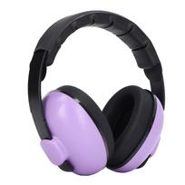 Triukšmą mažinančios ausinės NRR 31dB Garso izoliacija Klausos apsauga Patogios sulankstomos ausinės Purpurinės Shell ABS+sound-absorbing cotton black