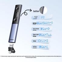 UGREEN Dual Laser Presenter with Air Mouse gray