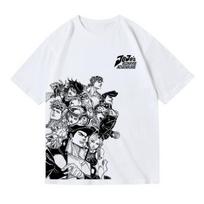 2026 Jojo Wonderful Adventure Seitaro Kira Yoshige Killer Queen Golden Wind Cotton Men's Shor L gray