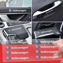 Car Interior Random Stickers Car Steering Wheel Emblem Styling for Volkswagen R Line Tiguan Bora Jetta Golf Magotan Sharan Passat CADDY 2pcs black