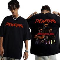 2026 Summer Hot Sale The Weeknd After Hours Til Dawn Album Cover T-shirt Men Women Fashion Hip Hop Harajuku T Shirts S black