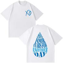 Hot Sale THE WEEKND After Hours Til Dawn Tour 2026 Print T-shirt Unisex Lightweight Printed Short Sleeve Casual Outdoor Cotton Tee S white