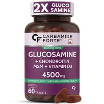 Carbamide Forte Glucosamine Tablets For Joint Support Supplement with Vitamin D3 & Glucosamine Chondroitin MSM | Joint Cartilage Support & Muscl