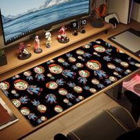 Chucky's Color Mouse Pad Large Gaming Table Cushion Non-slip Laptop Tablet Big Mousepad XXL Mat Mini PC Playmat With Lock edge 30cmx60cm(11.8x23.6inch) brown