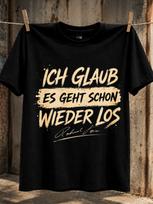 I Think It's Starting Again Paint Brush Quote Layout Beige Contrast Signature Accent Unisex All T-Shirt S beige