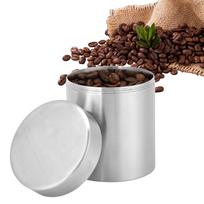 400ml Tea Tin Can Sealed Lid Tea Coffee Sugar Storage Storage Container Kitchen Canisters  Kitchen