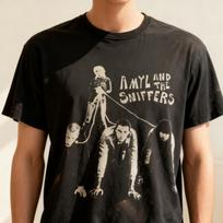 Band Rock Amyl and the Sniffers Punk Tee Unisex Short Sleeve Cotton Shirt S black