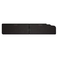 Rubber Car Mats For Renault Trafic Ii Panel Van, 3Rd Row (2001-2014), Custom Fit juoda