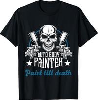 NEW LIMITED Auto Body Painter Paint, Car Painter Car Detailer T-Shirt Unisex T-Shirt S gray