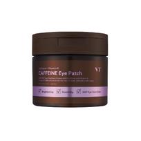 VT COSMETICS Kofeino paakių kaukės nuo paburkimų ir tamsių ratilų 60 vnt., 110 ml black