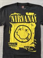 Nirvana Band T-Shirt Brand New Size M Kurt Cobain Grunge Rock Japan Import XL yellow