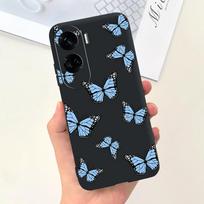 Case For Honor 90 Lite Honor X50i Cover Shockproof Back Coque Women Fashion Flower Butterfly Capas for Huawei Honor90 Lite Cover Honor 90 Lite white