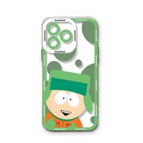 Funny S-South-Park Cute Phone Case For iPhone 17 Air 16 e 15 14 13 12 11 Pro Max Plus Mini SE Transparent Soft TPU Back Cover iPhone 15 Pro Max gray