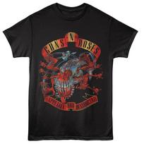 Guns N Roses Men T-Shirt MONSTER APPETITE FOR DESTRUCTION Official Music Black Unisex T-Shirt XXL brown