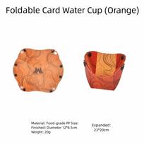 Lightweight Foldable Camping Tableware Multi-purpose Free Heat-resistant Portable Bowl Heat-resistant Camp Cooking Supplies orange