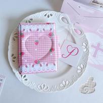 New 3 Inch Photocard Binder Album PP 32 Pockets Mini Photo Album Sweet Kpop Photo Card Book Holder gray