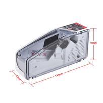 Portable   Handy Money Counter Worldwide Bill Cash Banknote Note Currency Counting Machine with LED Display Financial Equipment gray