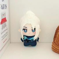 Žaidimo Valorant Clove Žavinga pliušinė spausdinta jūrų žvaigždės formos lėlė 13cm Pakabukas Cosplay raktų pakabukas Žaislai Kuprinės papuošalai Dovana white