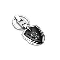 1/2pcs Car Styling 3D Metal Key Rings Car Logo Fashion Keychain For Opel Astra H G J Insignia Mokka Zafira Corsa Car Valve Cap Sx0 gray