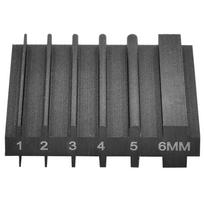 Steel Blade Skiving Tool 45 x 50mm Size Sharpening Guide  For Leather Cutter Head gray