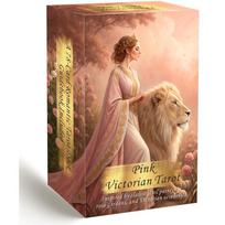 Victorian Pink Tarot Card Deck With Elegant Artwork For Divination And Collecting beige