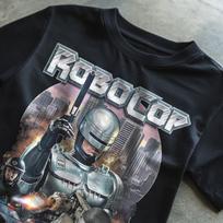 Robocopo filmo juokingas citatos marškinėlis Arnoldas Švarcnegeris Svetimi Stallone JCVD S gray