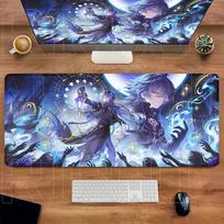 400x900mm Genshin Impact Flins xxl Mouse pads Computer Gaming Laptop PC accessories Desk Mat Natural Rubber Keyboard Mouse Pad 30cmx60cm(11.8x23.6inch) brown