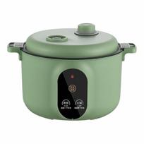 Easy 20cm Micro Pressure Cooker 2 L Quick Heating Pressure Cooking Pot Anti-overflow Non Stick Soup Stew Pot Household žalia