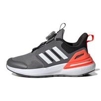 Adidas Rapidasport Boa Low Top Running Shoes Kids Sneakers Gray Orange HP2765 38 gray