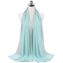 70*180cm Musulmoniški šifoniniai hidžabo skaros Moteriški vienspalviai galvos apdangalai Moteriški hidžabo skaros Ponios Foulard Femme Musulmoniškas veil white