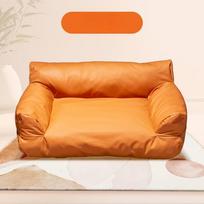 All seasons universal large pet sofa kennel waterproof wear-resistant dog bed high value summer cat nest S orange