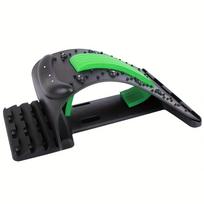 Neck Shoulder Relaxer Cervical Traction Device Acupressure Massage Board for Neck Back Pain Relief Stretcher Support žalia
