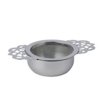 Tea Culture of the World Tea Strainer with Drip Bowl – Stainless Steel Fine Mesh Filter for Loose Leaf Tea
