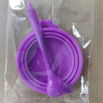 Reusable Silicone Pet Can Cover Fresh-keeping Cover with Spoon Sealing Cover Cat and Dog Food Storage Tank Cover Pet Supplies