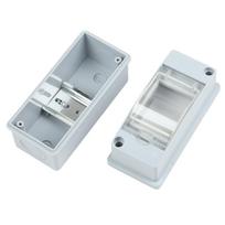 IP65 atsparus vandeniui saugiklių jungiklių dėžutė 2 vietų garažui 2 5 8 vietų 2 MCB saugiklių dėžutė 40A 30mA RCD apsaugota nuo dulkių Horizontalus eilės