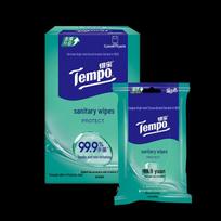 Tempo Sterilizing Wet Wipes blue