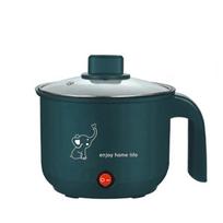 Mini Electric Rice Cooker Non-stick Cooking Machine Single/Double Layer Hot Pot Multifunction Electric Rice Cooker for Home EU gray
