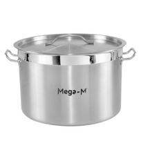 Medium Catering Pot With Lid Mega-M Pro 24L Dia. 36 Cm X H 24 Cm N
