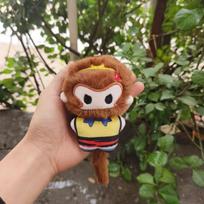 Black Myth Sun Wukong Plush Toy Monkey King Starfish Body Cotton Doll Plush Pendant Keychain Hanging Decor Fans Birthday Gifts 10cm beige